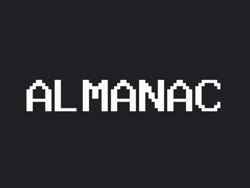 Almanac theme home page preview