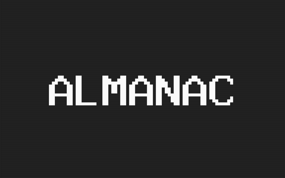 Almanac theme home page preview