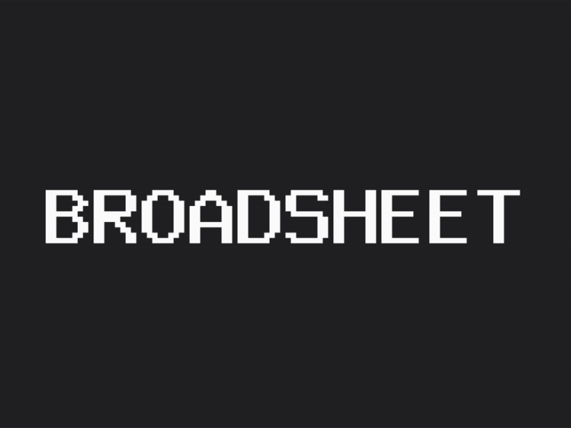 Broadsheet theme home page preview