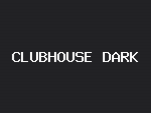 Clubhouse theme dark page preview