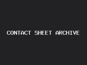 Contact Sheet theme archive page preview