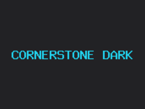 Cornerstone theme dark page preview