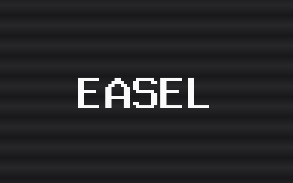 Easel theme home page preview