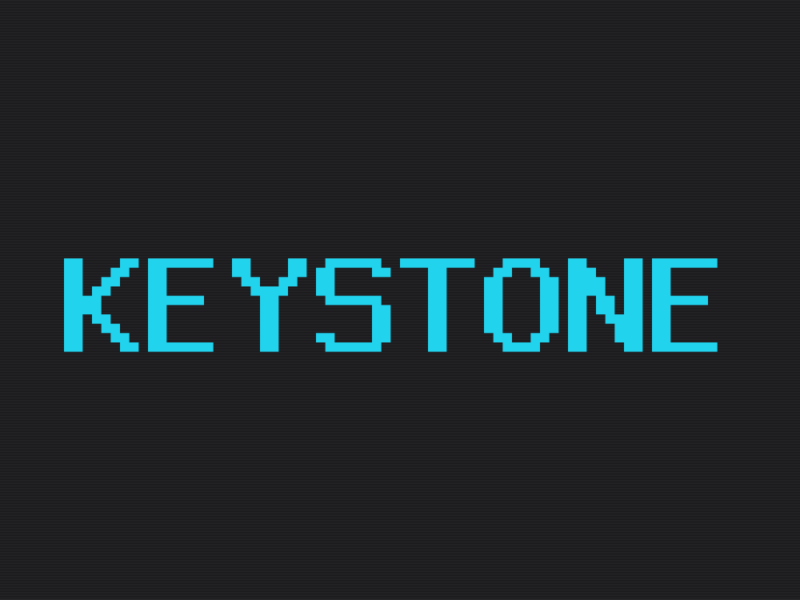 Keystone theme home page preview