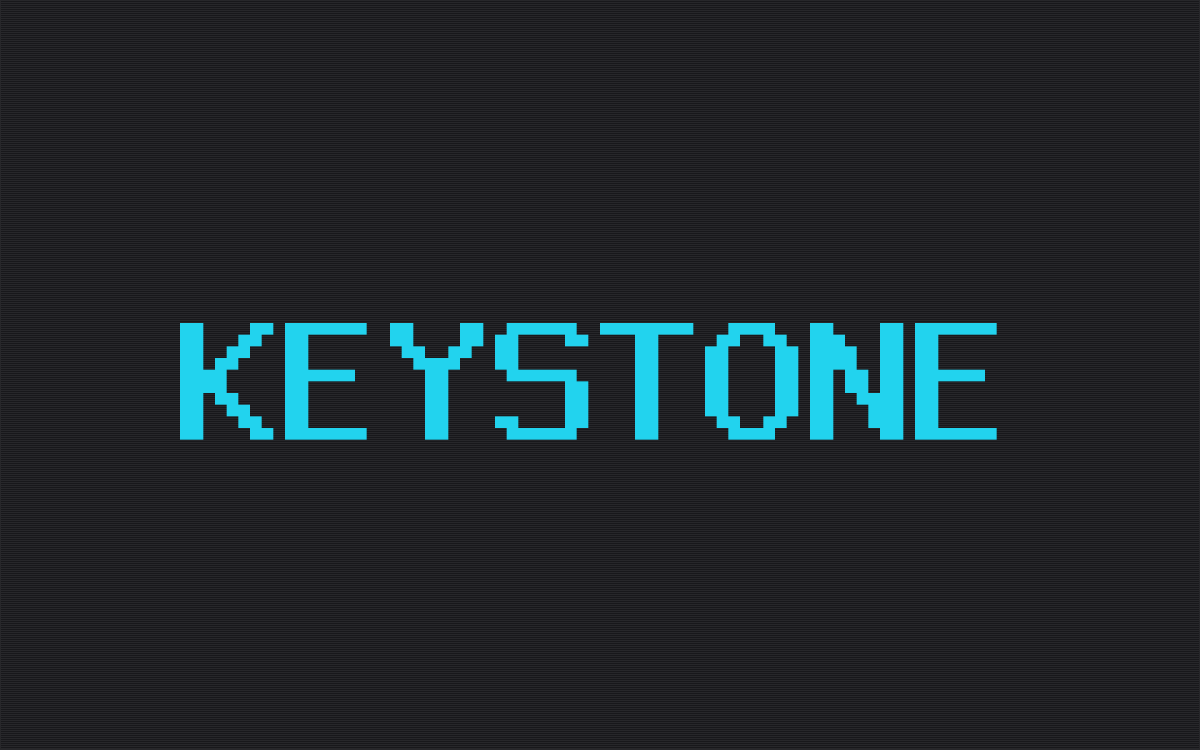 Keystone theme home page preview