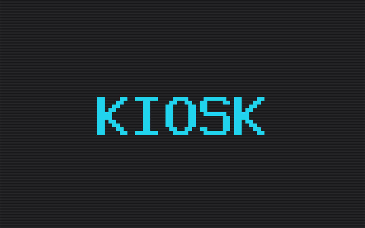 Kiosk theme home page preview