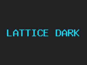 Lattice theme dark page preview