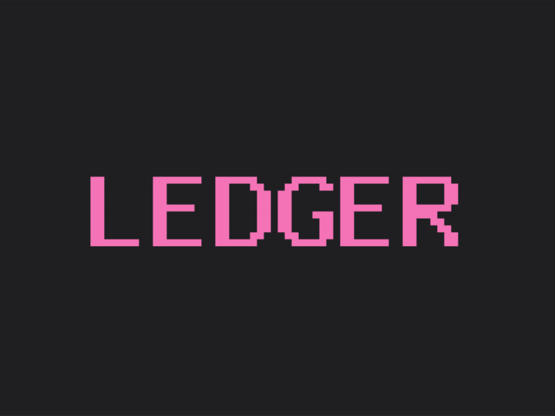 Ledger theme home page preview