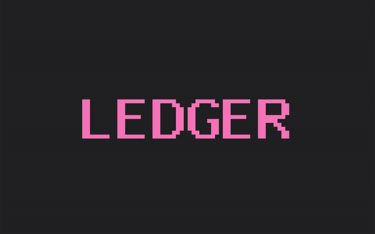 Ledger theme home page preview