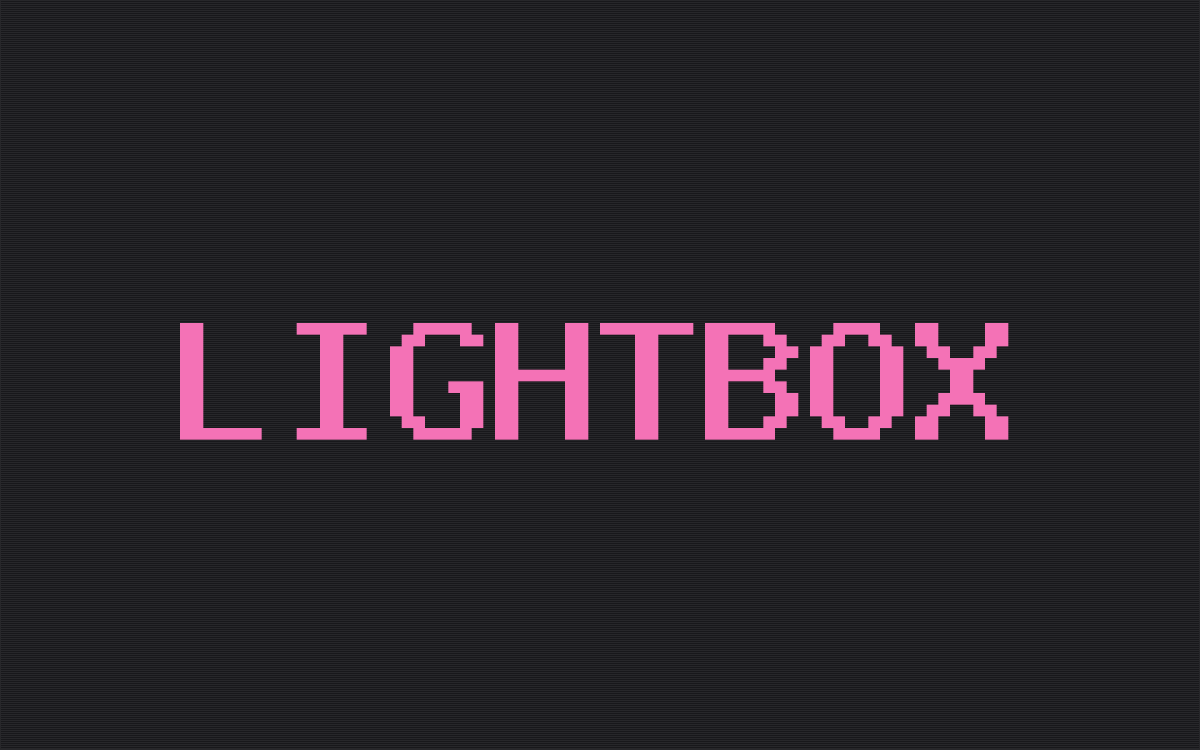 Lightbox theme home page preview