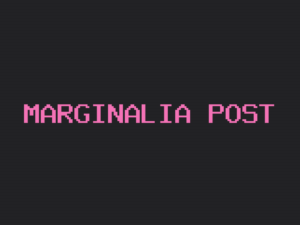 Marginalia theme post page preview
