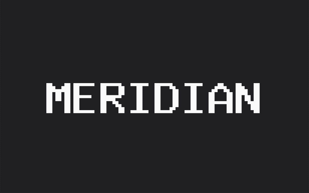 Meridian theme home page preview