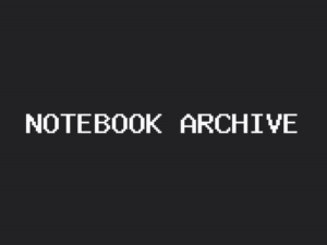 Notebook theme archive page preview