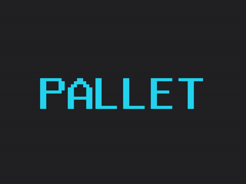 Pallet theme home page preview