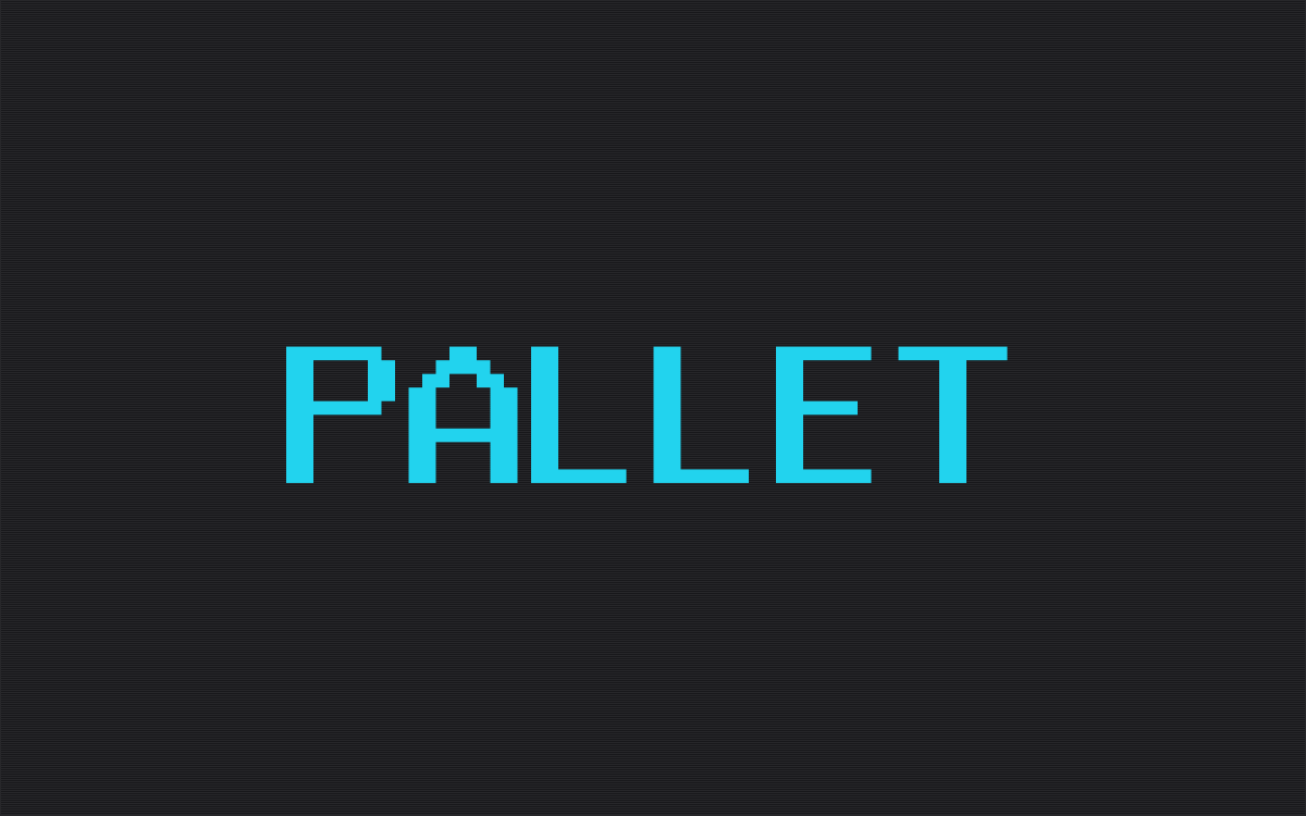 Pallet theme home page preview