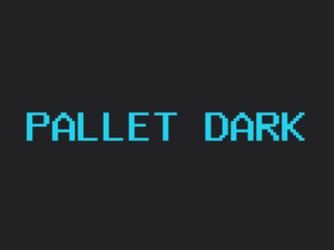 Pallet theme dark page preview