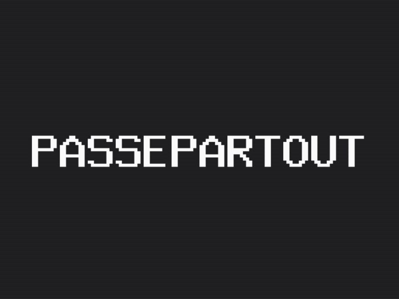 Passepartout theme home page preview