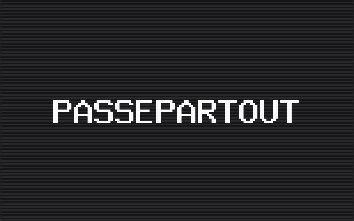 Passepartout theme home page preview