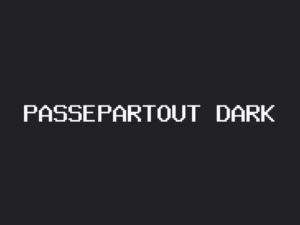 Passepartout theme dark page preview
