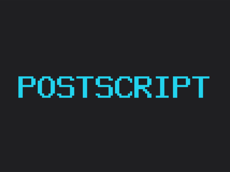 Postscript theme home page preview