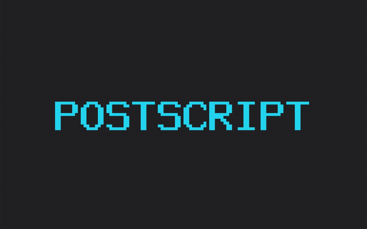 Postscript theme home page preview