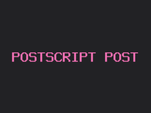 Postscript theme post page preview