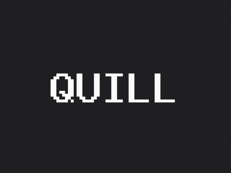 Quill theme home page preview