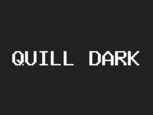 Quill theme dark page preview