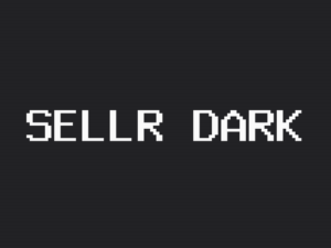 Sellr theme dark page preview
