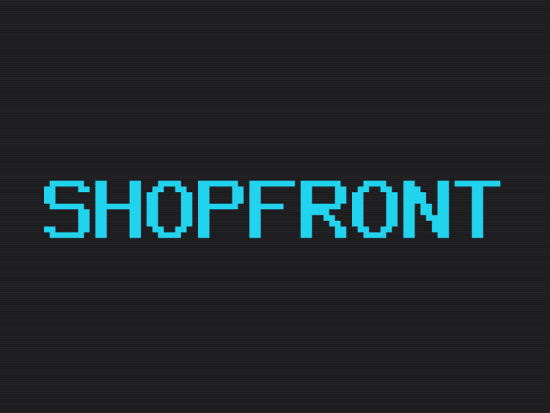 Shopfront theme home page preview