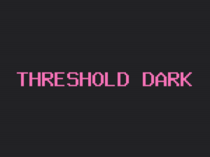 Threshold theme dark page preview