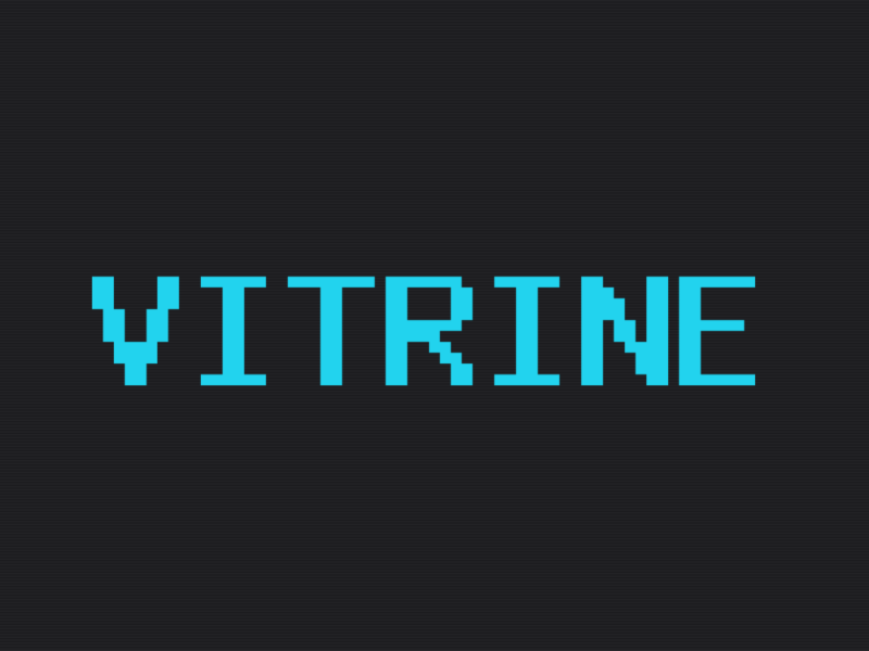 Vitrine theme home page preview