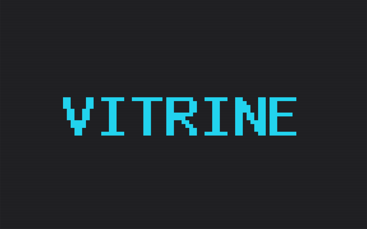 Vitrine theme home page preview